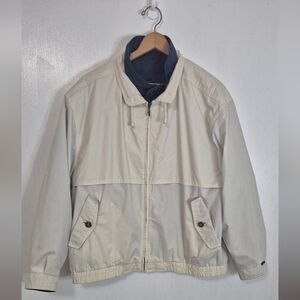 London Fog Men's Cream Jacket Size Large